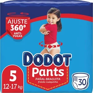 DODOT PANTS TALLA 5 12-17 KG 30 UNIDADES