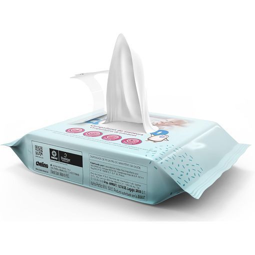 Toallitas infantiles dermo sensitive Chelino 60 unidades - Imagen 2